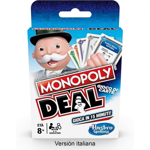 MONOPOLY DEAL GAME IN ITALIAN E3113...