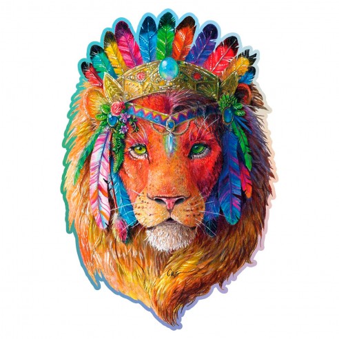 MYSTIC LION WOODEN PUZZLE 250 PIECES...