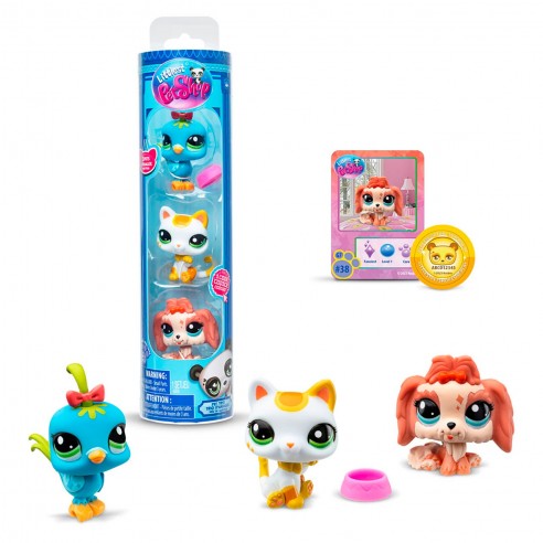 Pack of 3 Littlest Pet Shop mascots
