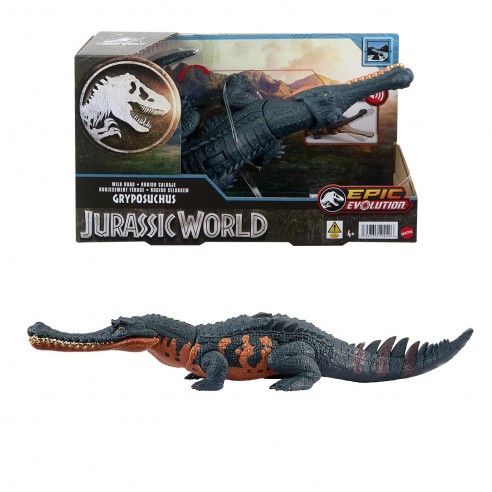 JURASSIC WORLD WILD ROAR GRYPOSUCHUS...