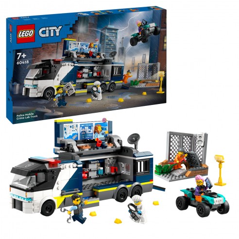 MOBILE POLICE CRIME LAB LEGO CITY 60418