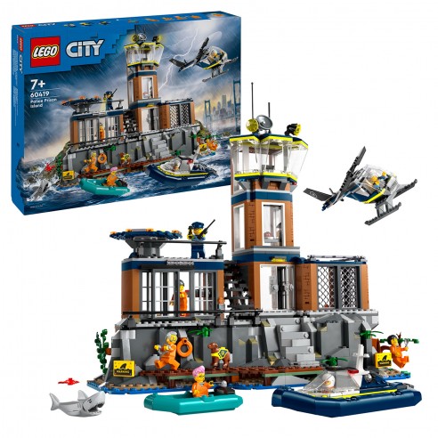 LEGO CITY POLICE PRISON ISLAND 60419...