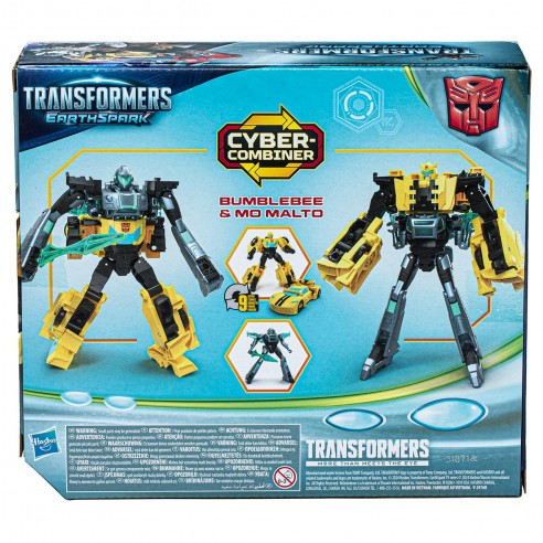 Transformers EarthSpark Cyber-Combiner Terran Bumblebee and