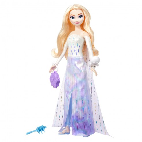 DOLL FROZEN ELSA SPIN AND REVEAL...