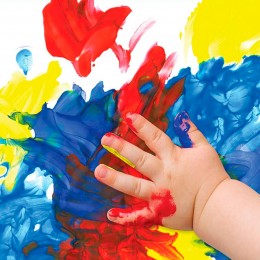 3 BOTES DE PINTURA DE DEDOS... 2