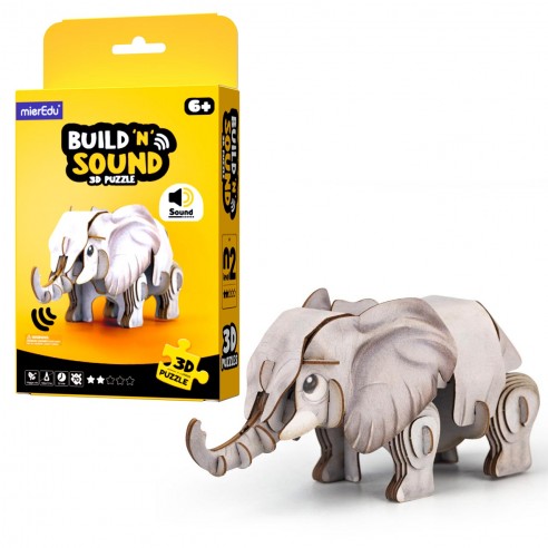 MINI 3D PUZZLE WITH SOUND ELEPHANT...