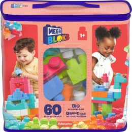 BAG OF 60 PINK BLOCKS... 2