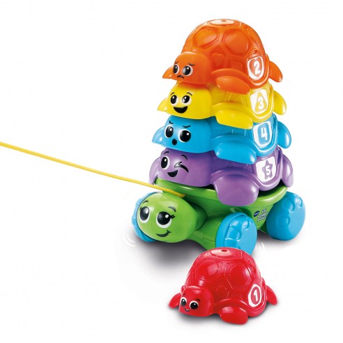 STACKABLE COLORFUL RAINBOW TURTLES...