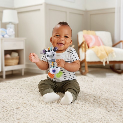 Baby Zebra Rattle