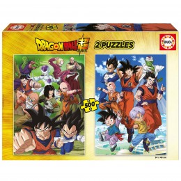 PUZZLE 2x500 DRAGON BALL...