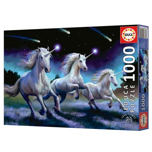 PUZZLE 1000 UNICORNS ANNE STOKES...