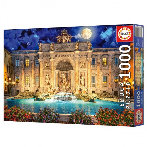 PUZZLE 1000 FONTANA DI TREVI ROME...