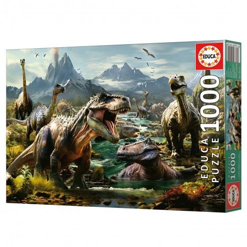 PUZZLE 1000 FIERCE DINOSAURS 19924 EDUCA