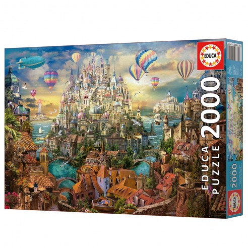 PUZZLE 2000 CITY OF DREAMS 19944 EDUCA