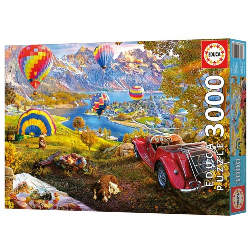 PUZZLE 3000 THE VALLEY OF THE HOT AIR...