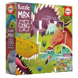 PUZZLE MAX 28 DINOSAURIOS...