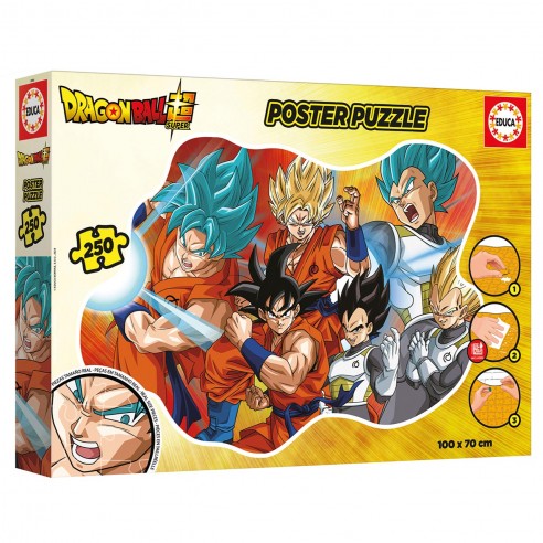 PUZZLE POSTER 250 PIECES DRAGON BALL...