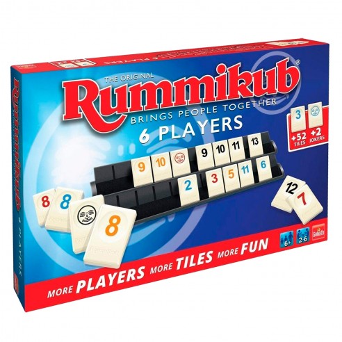 ORIGINAL RUMMIKUB GAME 6 PLAYERS...
