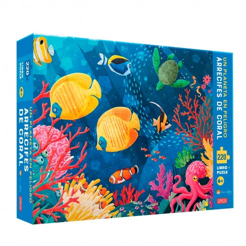 CORAL REEF JIGSAW PUZZLE 220 PIECES...