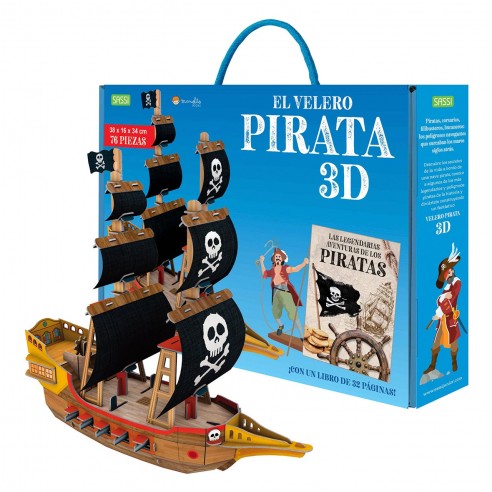 PUZZLE 3D BARCO DE PIRATAS 12752...