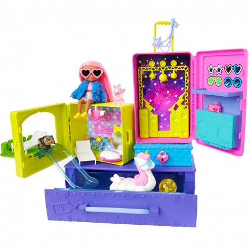 PLAYSET Y MUÑECA BARBIE EXTRA CON...