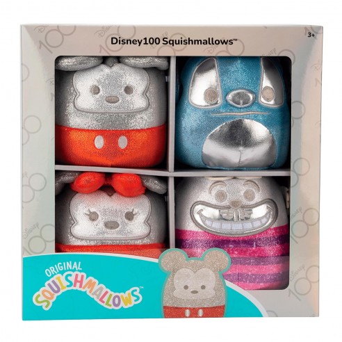 SQUISHMALLOWS 12 CM DISNEY CAJA 4...