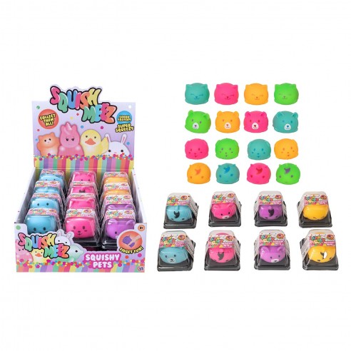 SQUISHY PETS EXP. 24 UDS (PRECIO UNIDAD)