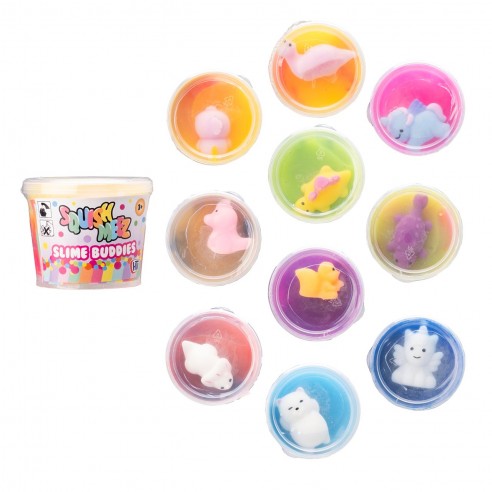 SLIME POTS WITH ANIMALS