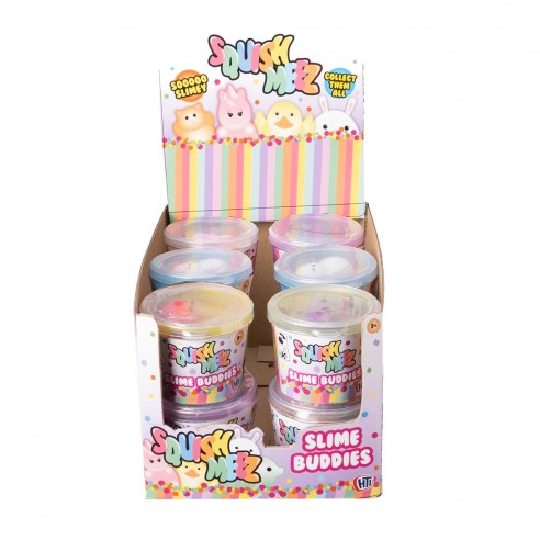 BOTES DE SLIME CON ANIMALES EXP. 12 UDS