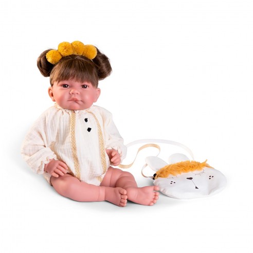 NICA NEWBORN DOLL WITH PIGTAILS 33366...