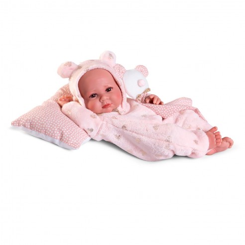 NEWBORN DOLL LUCA TEDDY BEAR PAJAMAS...