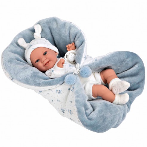 ELEGANCE DOLL 35CM BLUE BABYTOY W /...