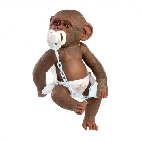 REBON MONKEY DOLL WHITE AND BLUE...