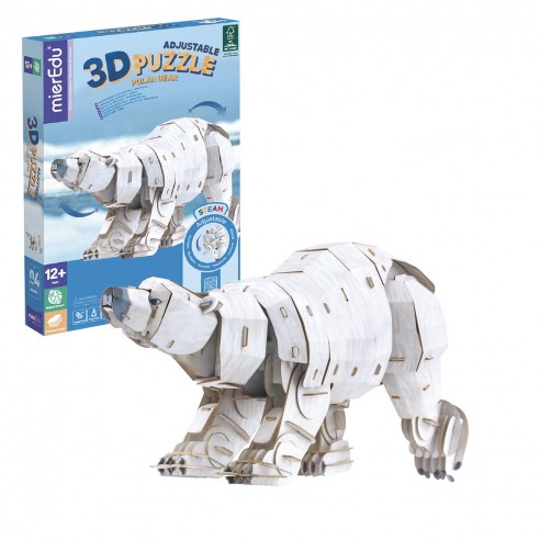 PUZZLE ECO 3D OSO POLAR ME4251 MIEREDU