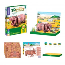PUZZLE ECO 3D HIPPO ME4267... 2