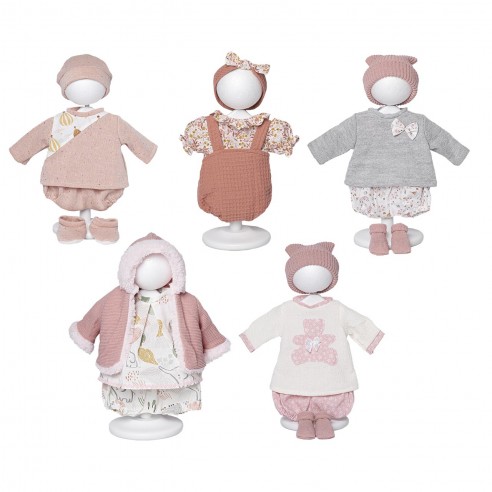 TRAJES REBORN EN BOLSA 0199 ROSA TOYS