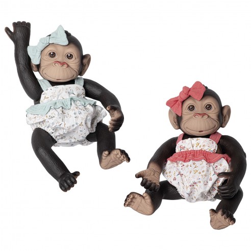 REBORN MONKEY WITH ROMPER SUIT 35CM...