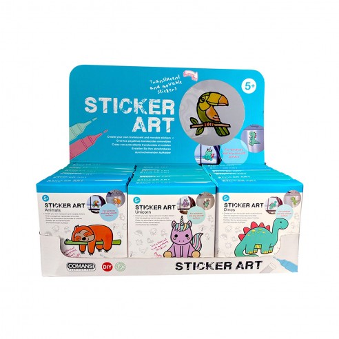 STICKER ART BASIC SURTIDO SA10100...