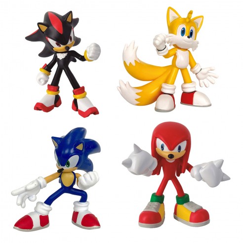 SET 4 FIGURAS SONIC THE HEDGEHOG...