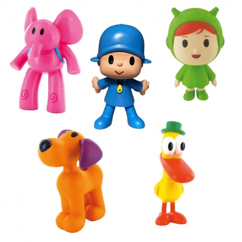 SET 5 POCOYO FIGURINES Y99161 COMANSI