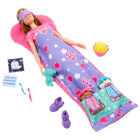 MUÑECA BARBIE FIESTA PIJAMAS CON...