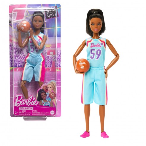 BARBIE DOLL YOU CAN BE A BASKETBALL...