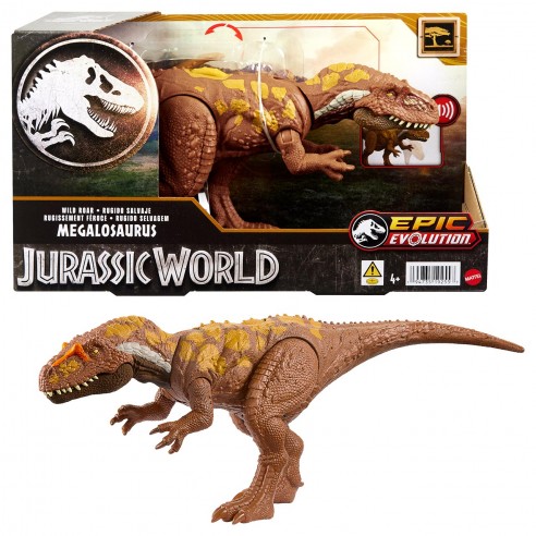 JURASSIC WORLD WILD ROAR MEGALOSAURUS...