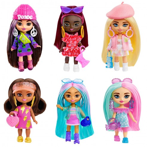 MUÑECA BARBIE EXTRA MINI MINIS...