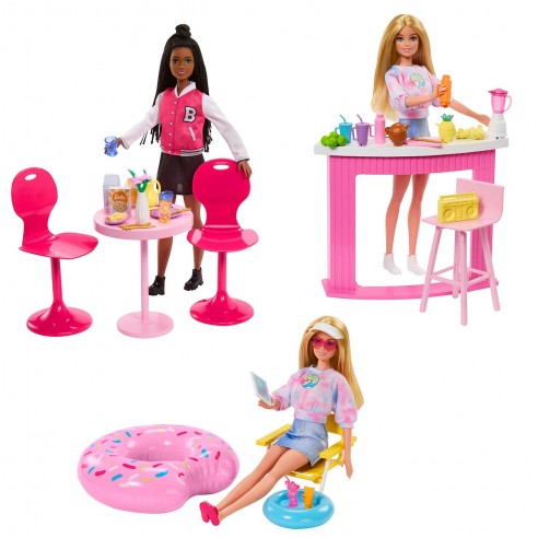 SET ACCESORIOS DE DESAYUNO BARBIE...