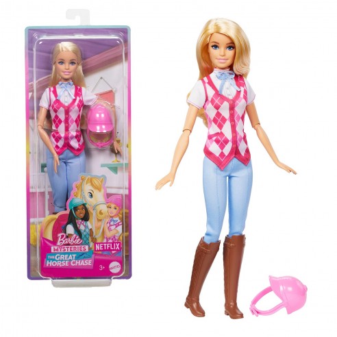 BARBIE MALIBU DOLL HORSEBACK RIDING...