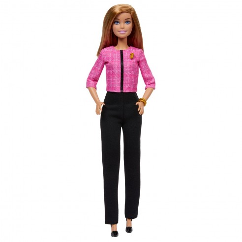 BARBIE BRUNETTE FUTURE LEADER DOLL...