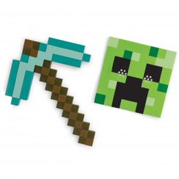 MINECRAFT AXE AND MASK SET...