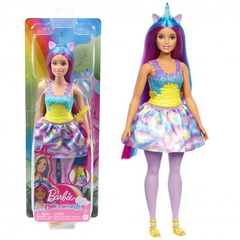 BARBIE UNICORN DOLL DREAMTOPIA...