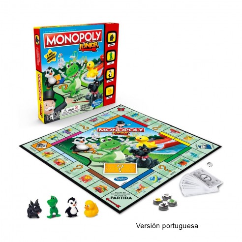 MONOPOLY JUNIOR GAME IN PORTUGUESE A6984